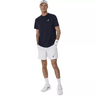 Asics Court SS T-Shirt Marineblau