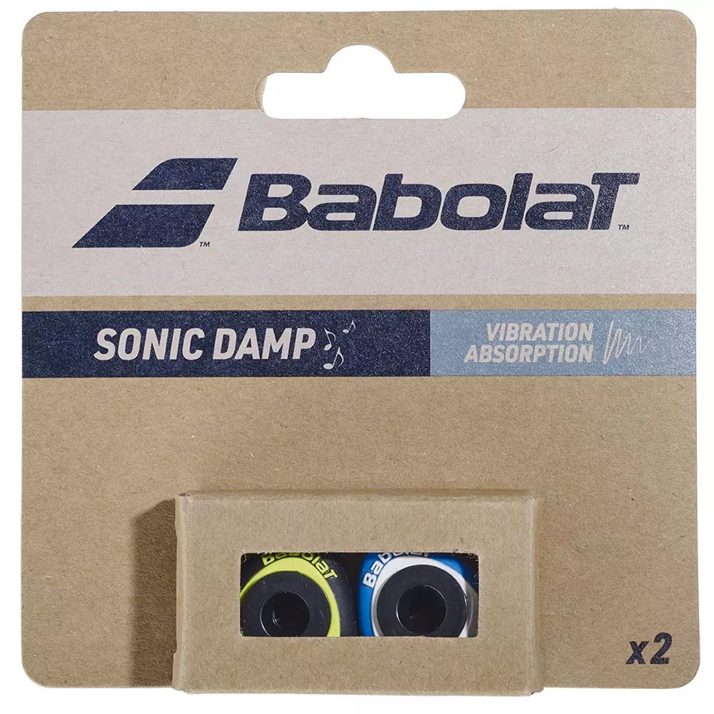 Babolat Sonic Damp Vibrationsd&auml;mpfer Blau / Gelb 2er-Pack