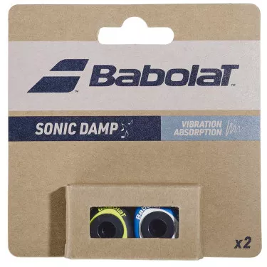 Babolat Sonic Damp Vibrationsd&auml;mpfer Blau / Gelb 2er-Pack