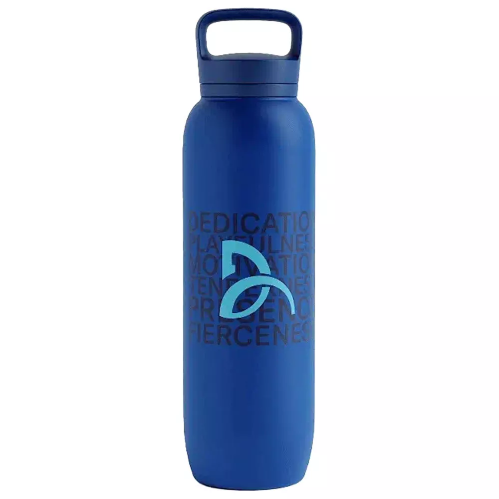 Waterdrop Novak Djokovic Thermo-Trinkflasche Blau