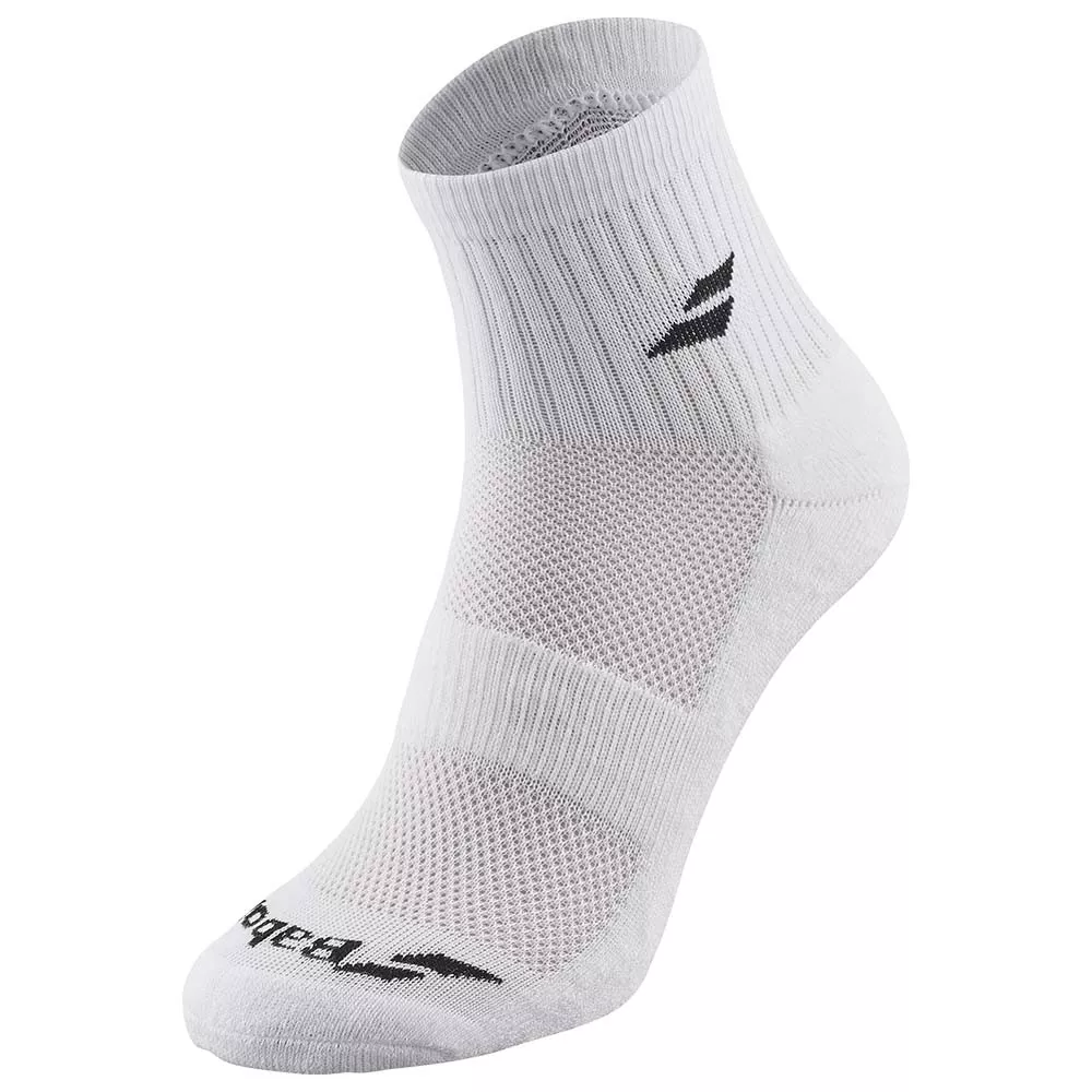 Babolat Quarter Socken Wei&szlig; 3er-Pack