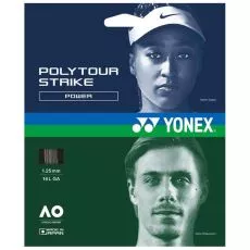 Yonex Poly Tour Strike Tennissaite Grau 12 m