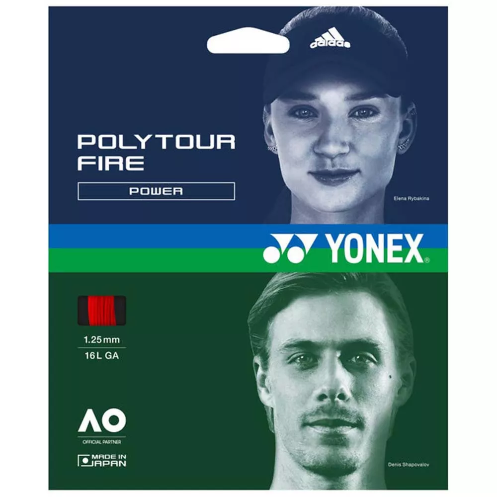 Yonex Poly Tour Fire Tennissaite 12 m