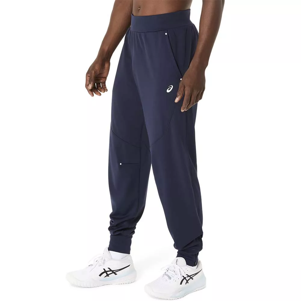 Asics Court Warm-Up Hose Marineblau