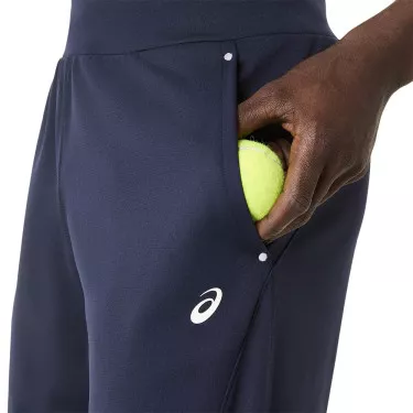 Asics Court Warm-Up Hose Marineblau