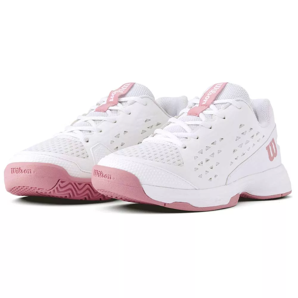Wilson Rush Pro L Tennisschuhe Junior Wei&szlig; / Rosa