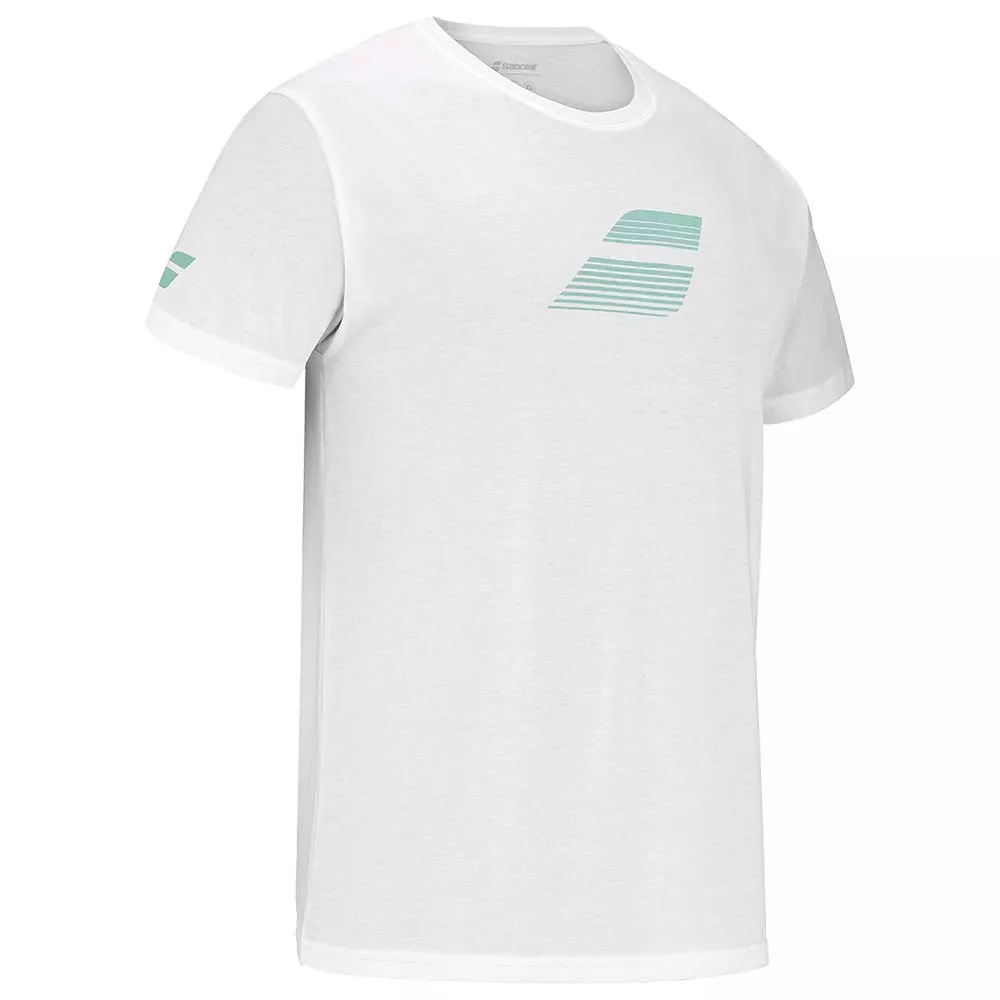 Babolat Exercise Big Flag T-Shirt Wei&szlig;