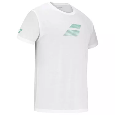 Babolat Exercise Big Flag T-Shirt Wei&szlig;