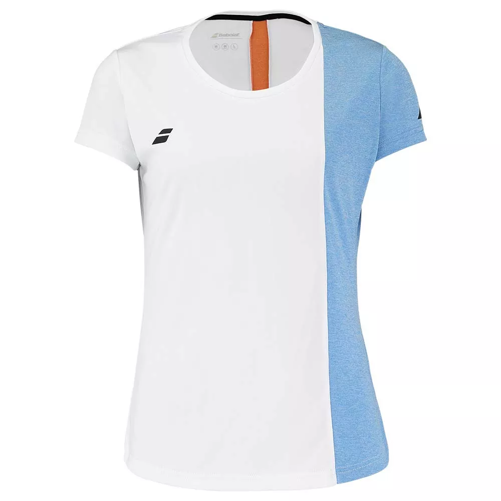 Babolat Play Cap T-Shirt Damen Wei&szlig; / Blau