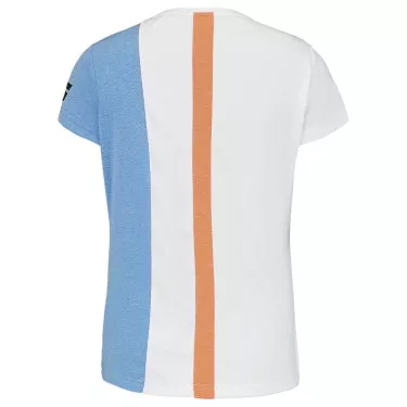 Babolat Play Cap T-Shirt Damen Wei&szlig; / Blau