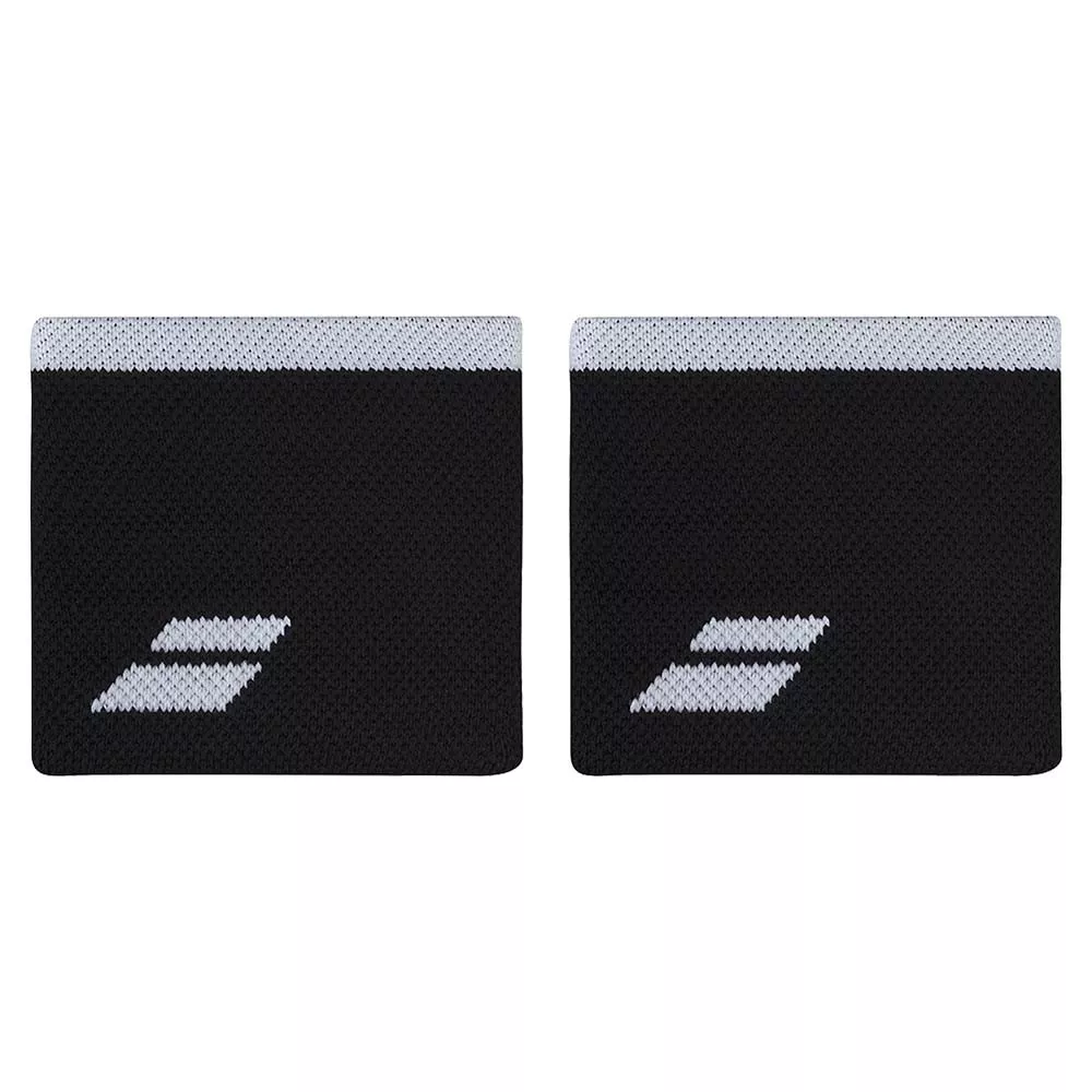 Babolat Logo Schwei&szlig;band Schwarz / Wei&szlig;