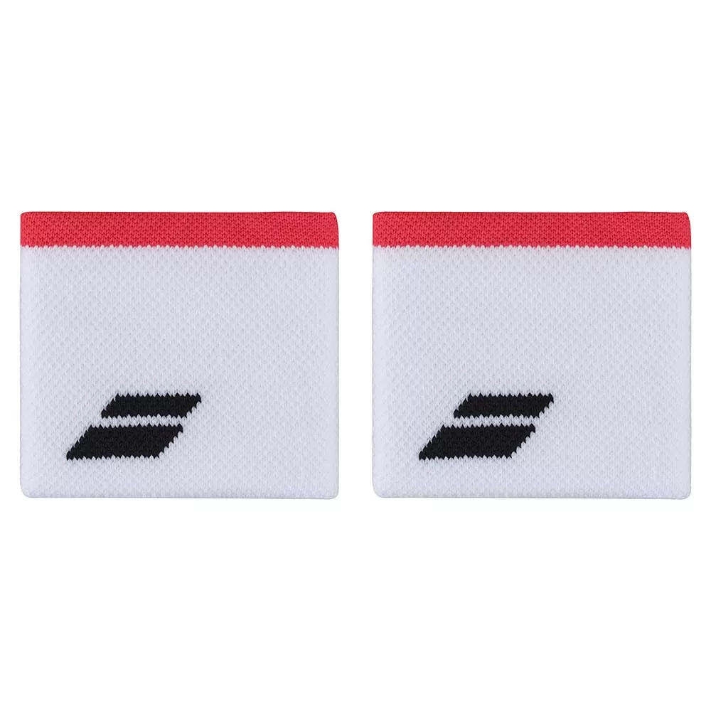 Babolat Logo Schwei&szlig;band Wei&szlig; / Rot