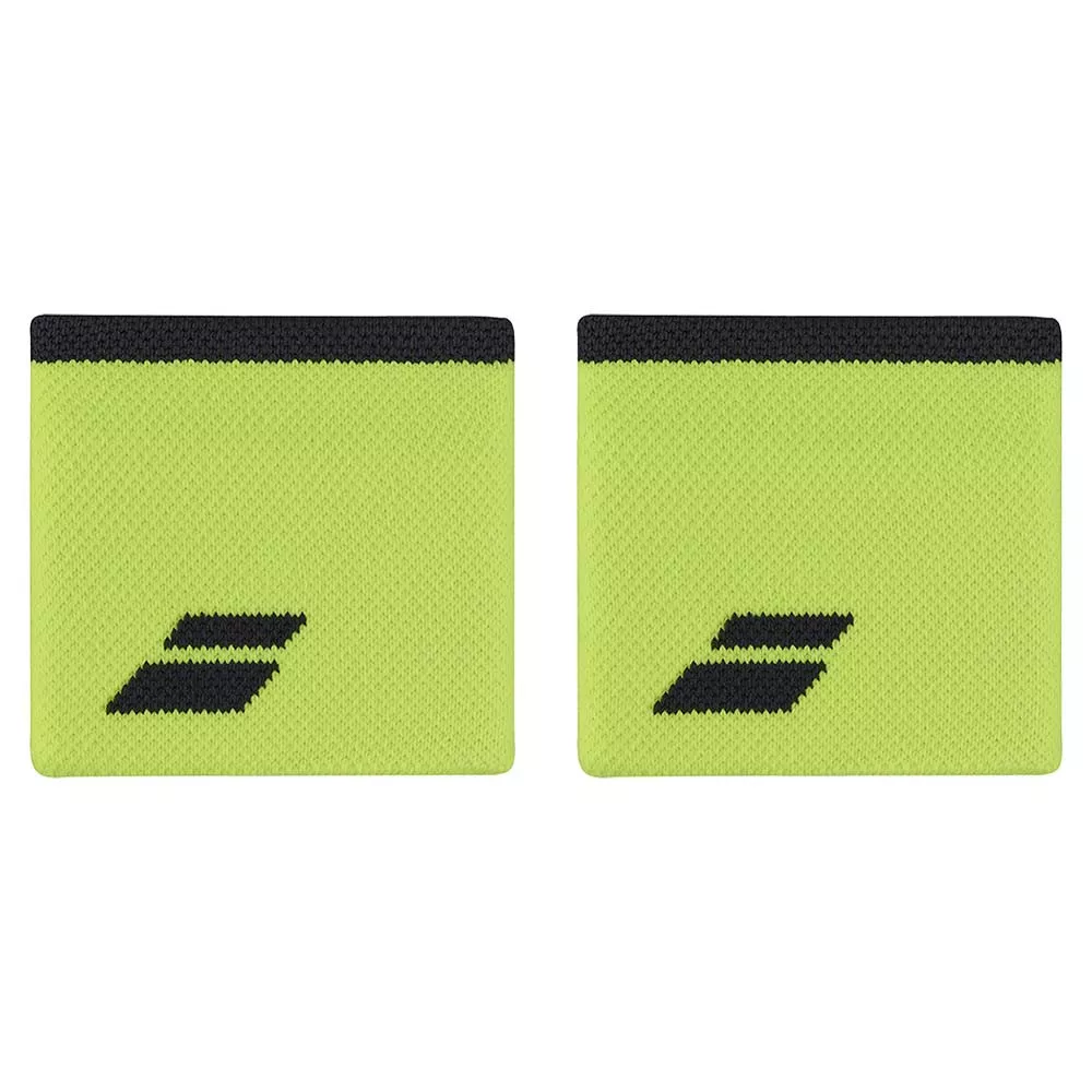 Babolat Logo Schwei&szlig;band Gelb / Grau 2er-Pack