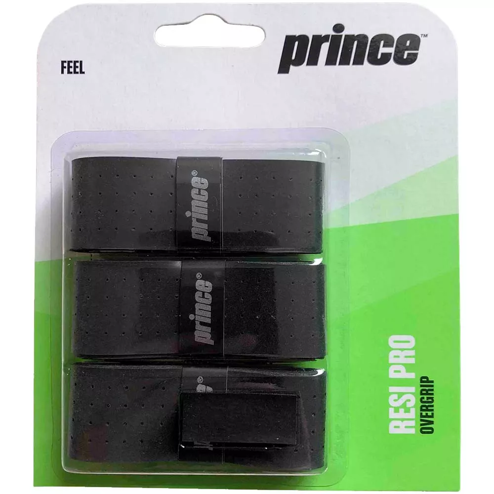 Prince Resi Pro Overgrip Schwarz 3er-Pack