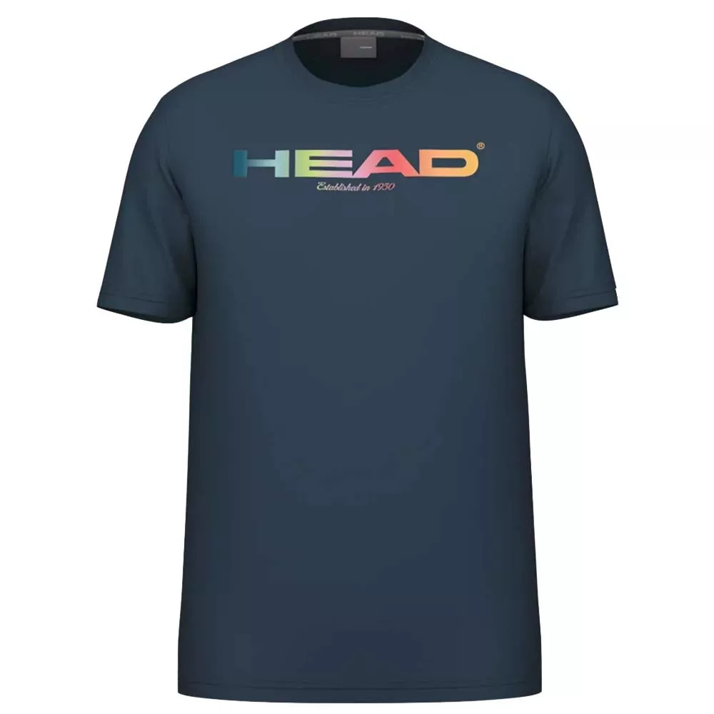Head Rainbow T-Shirt Marineblau
