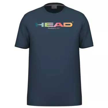 Head Rainbow T-Shirt Marineblau