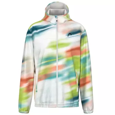 Head Blur Trainingsjacke Wei&szlig; / Mehrfarbig
