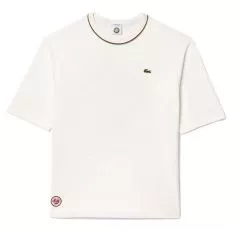 Lacoste Coton Roland Garros T-Shirt Wei&szlig;