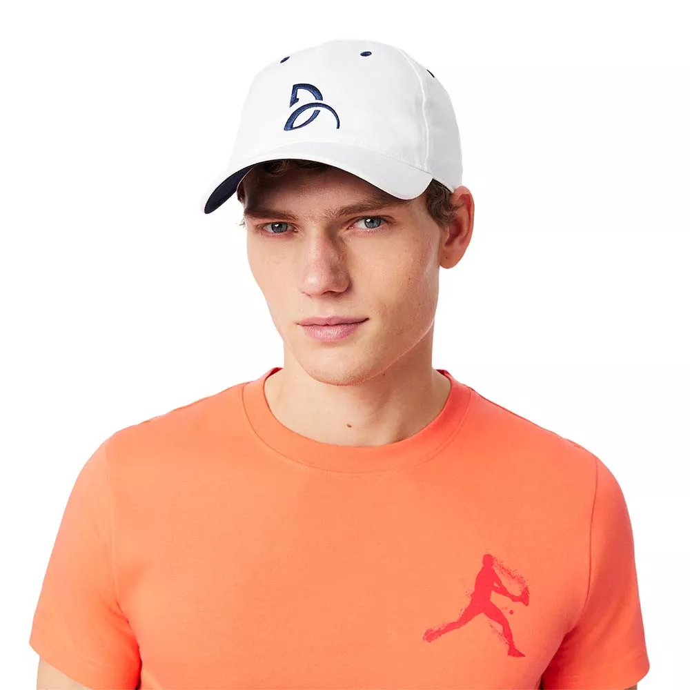 Lacoste Tennis x Novak Djokovic Set T-Shirt + Cap Rot