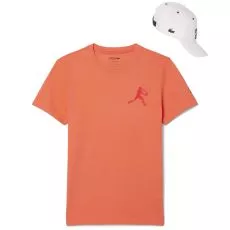 Lacoste Tennis x Novak Djokovic Set T-Shirt + Cap Rot