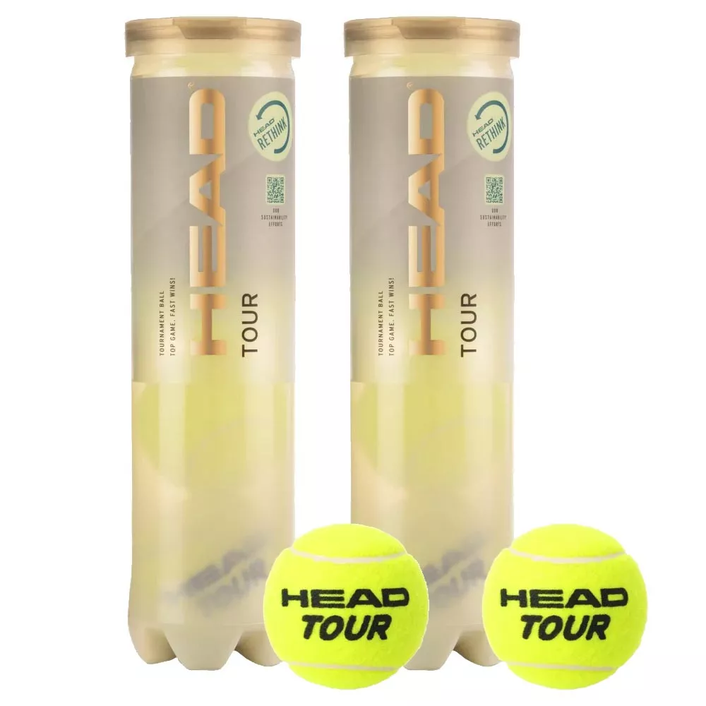 Head Tour Tennisb&auml;lle 2 Dosen mit je 4 B&auml;llen