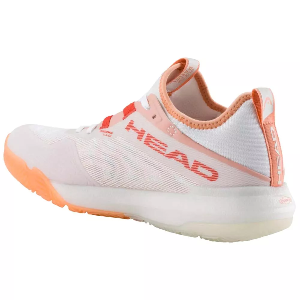 Head Motion Pro Padelschuhe Damen Wei&szlig; / Koralle