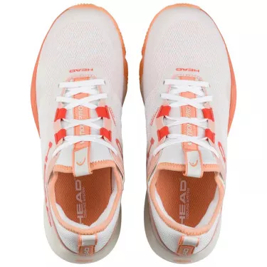 Head Motion Pro Padelschuhe Damen Wei&szlig; / Koralle