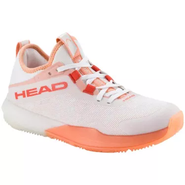 Head Motion Pro Padelschuhe Damen Wei&szlig; / Koralle