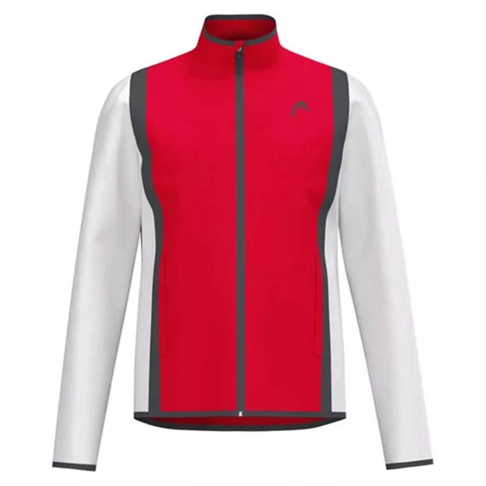 Head Club Junior Jacke Rot / Wei&szlig;