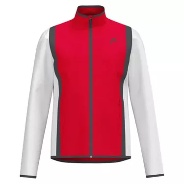 Head Club Junior Jacke Rot / Wei&szlig;