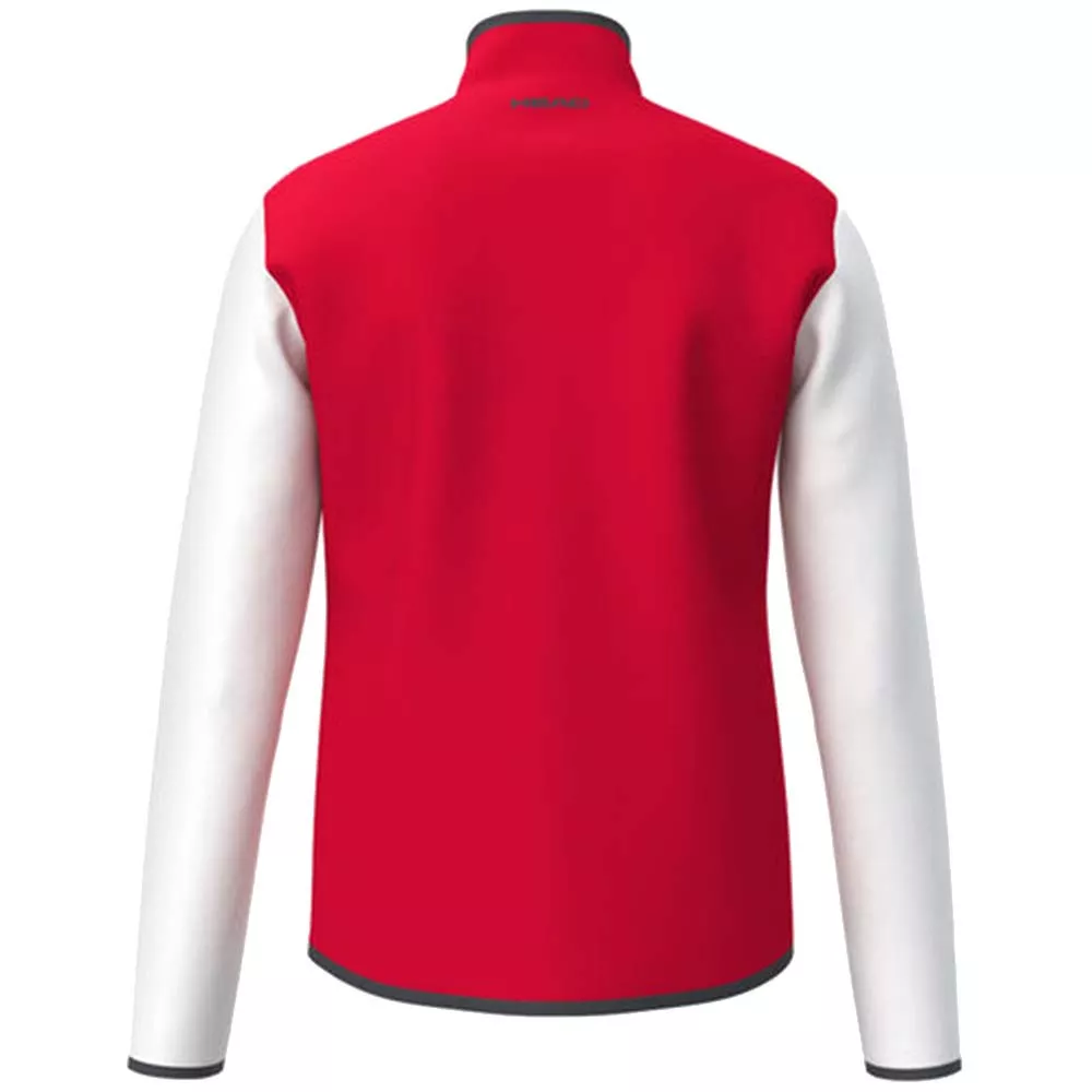 Head Club Junior Jacke Rot / Wei&szlig;