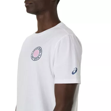 Asics Padel Court SS T-Shirt Wei&szlig;