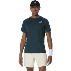 Asics Match T-Shirt Wei&szlig; / Gr&uuml;n