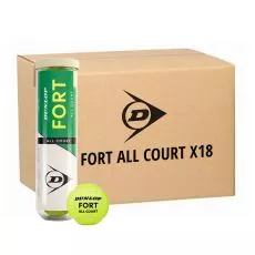 Dunlop Fort All Court Tennisb&auml;lle Karton (18 Dosen &agrave; 4 B&auml;lle)
