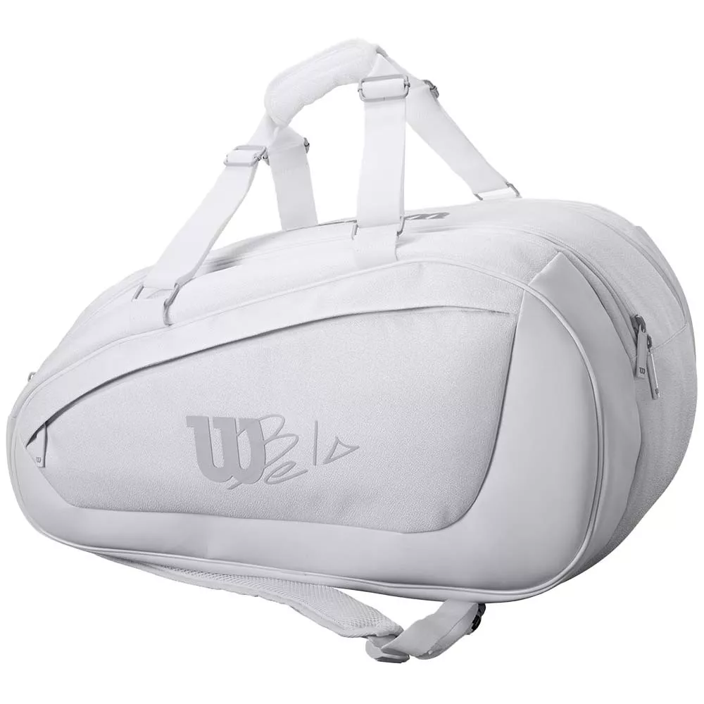 Wilson BELA Super Tour Padeltasche Wei&szlig;