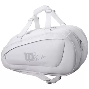 Wilson BELA Super Tour Padeltasche Wei&szlig;