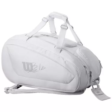 Wilson BELA Super Tour Padeltasche Wei&szlig;