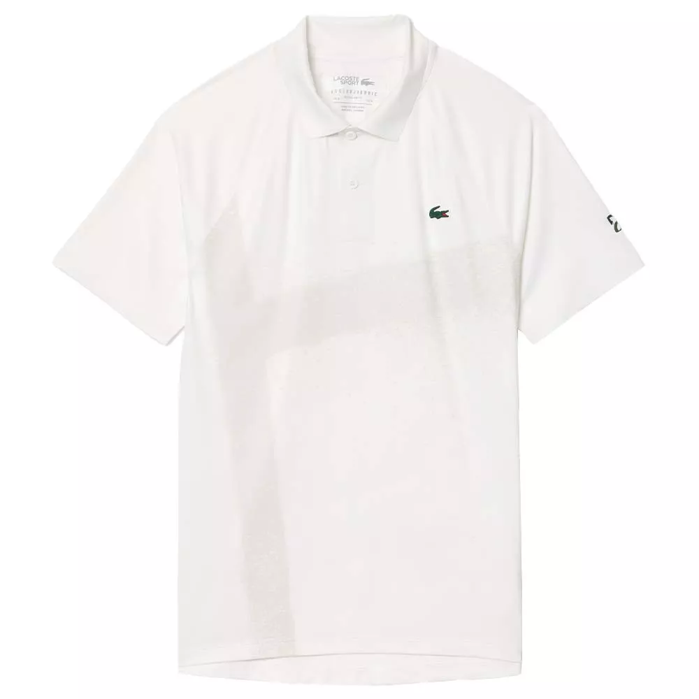 Lacoste Tennis Novak Djokovic Player Poloshirt Wei&szlig;
