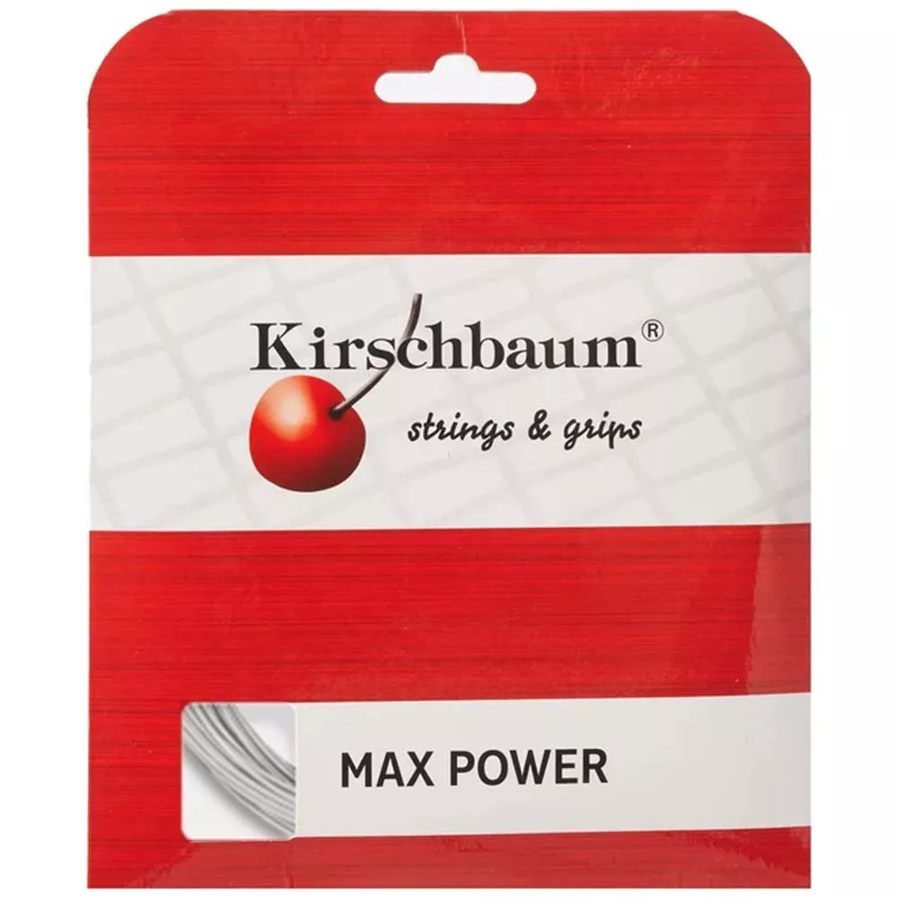 Kirschbaum Max Power Tennissaite Wei&szlig; 12 m