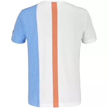 Babolat Play Crew Neck T-Shirt Wei&szlig; / Blau