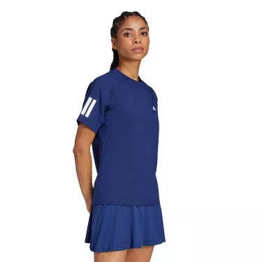 Adidas 3-Streifen T-Shirt Damen Marineblau