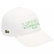 Lacoste Roland Garros Club Cap Wei&szlig;