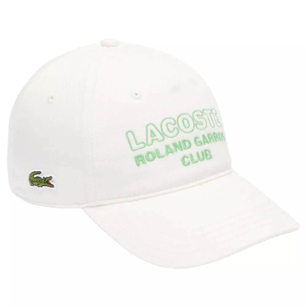 Lacoste Roland Garros Club Cap Wei&szlig;