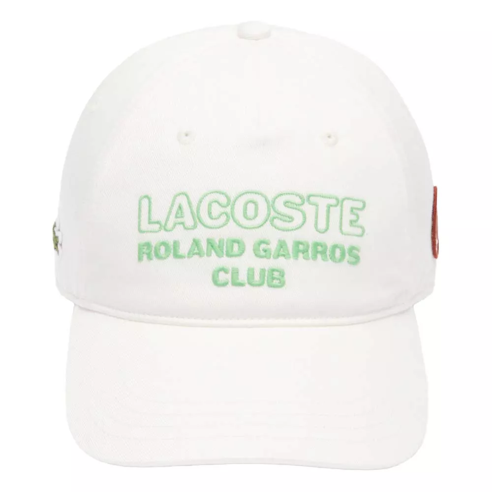 Lacoste Roland Garros Club Cap Wei&szlig;