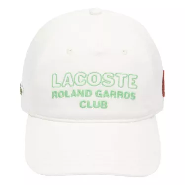 Lacoste Roland Garros Club Cap Wei&szlig;