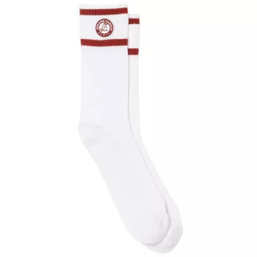 Lacoste Roland Garros Socken Wei&szlig; / Braun