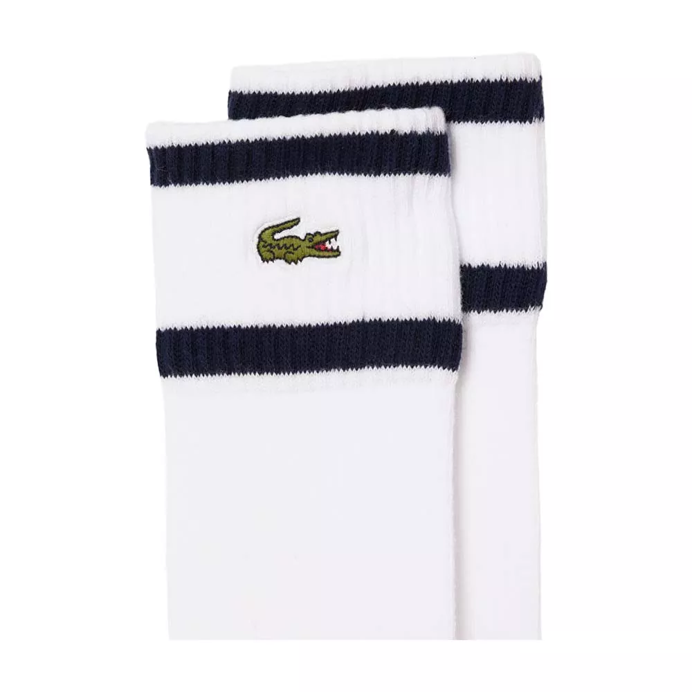Lacoste Roland Garros Socken Wei&szlig; / Marineblau