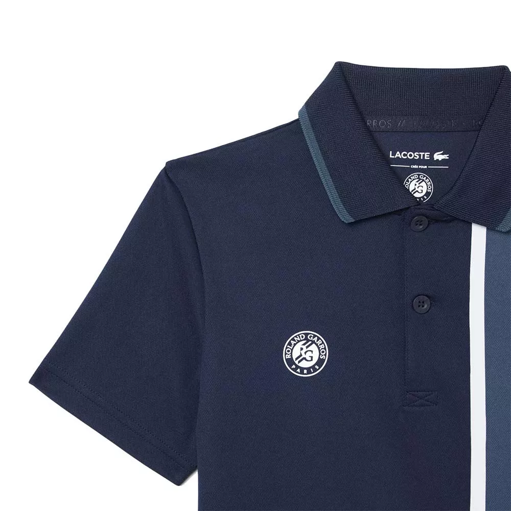 Lacoste Sport Roland Garros Junior Poloshirt Marineblau