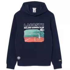 Lacoste Roland Garros Club Kapuzenpullover Marineblau