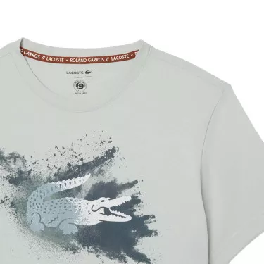 Lacoste Roland Garros Unisex T-Shirt Grau